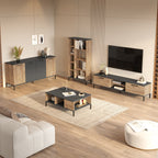 Ensembles De Meubles De Salon Rl6-Aa - Pin Atlantique / Anthracite