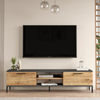 Meubles Tv Rl1-Aa - Pin Atlantique / Anthracite
