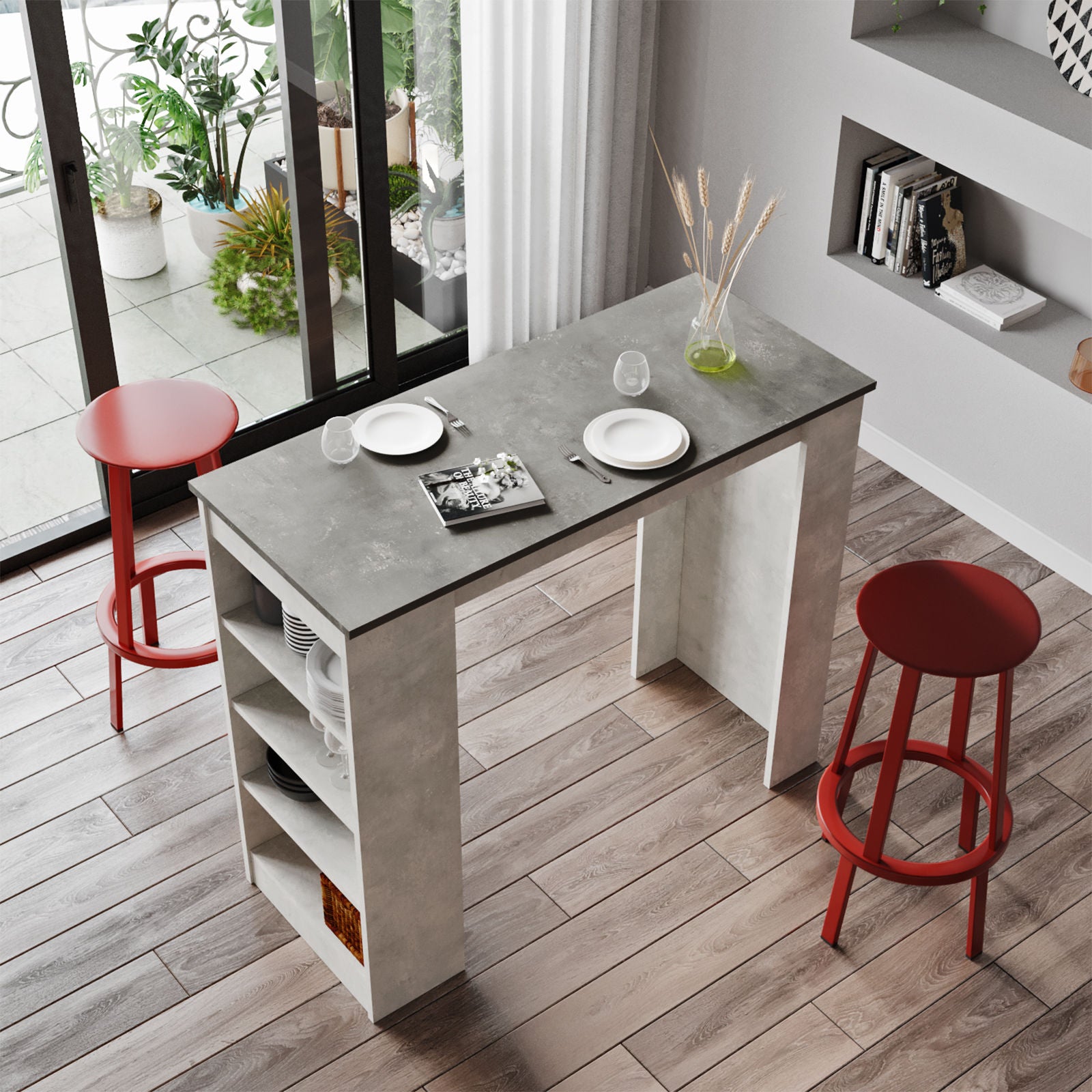 Tables De Bar St1-Gt - Gris