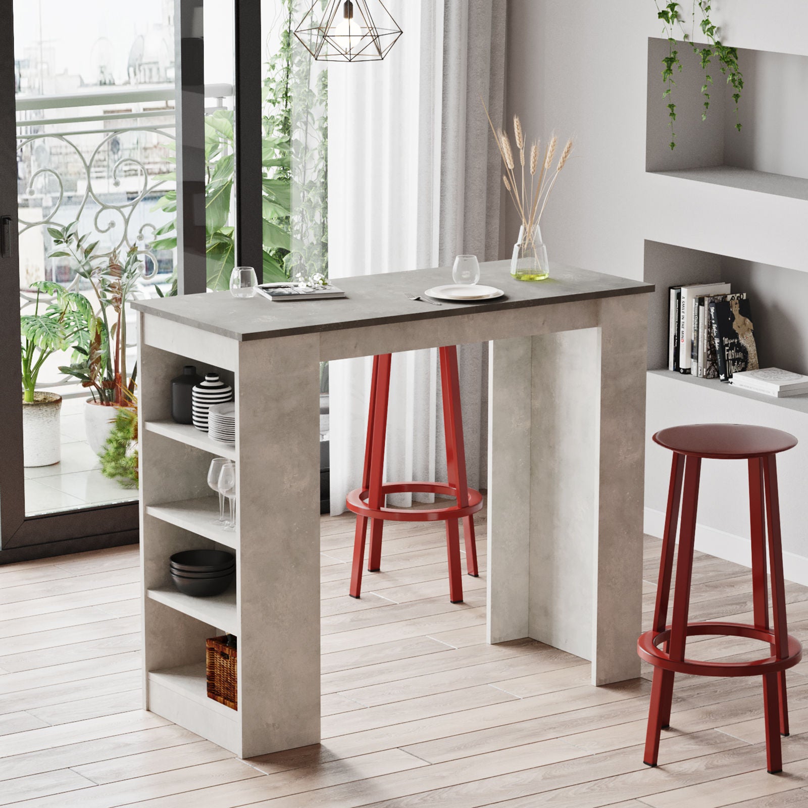 Tables De Bar St1-Gt - Gris