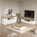Ensembles De Meubles De Salon Fr18-Aw - Pin Atlantique / Blanc