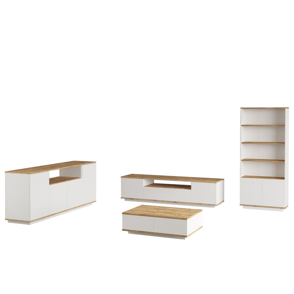 Ensembles De Meubles De Salon Fr19-Aw - Pin Atlantique / Blanc