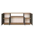 Ensembles De Meubles De Salon Fr18-Aa - Pin Atlantique / Anthracite