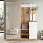 Meubles D'Entrée Dd8-Aw - Pin Atlantique / Blanc