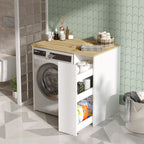 Meubles De Salle De Bain Sa1-Wk - Noyer / Blanc