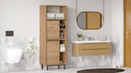 Meubles De Salle De Bain On10C-S - Noyer