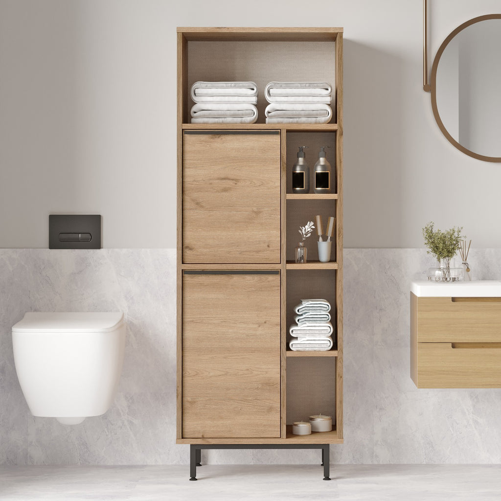 Meubles De Salle De Bain On10C-S - Noyer