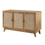 Alia - Aparador de 3 puertas - Ratán natural