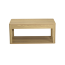 Celia - Table Basse Avec 2 Plateaux Rectangulaires Effet Bois - Bois