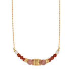Collar De Cadena Ajustable Tiki - Rosa