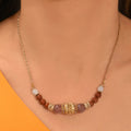 Collar De Cadena Ajustable Tiki - Rosa