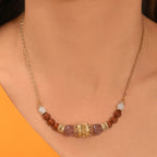 Collar De Cadena Ajustable Tiki - Rosa