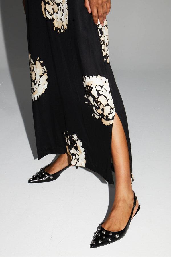 Maxi Dress Maxi Beige Flower