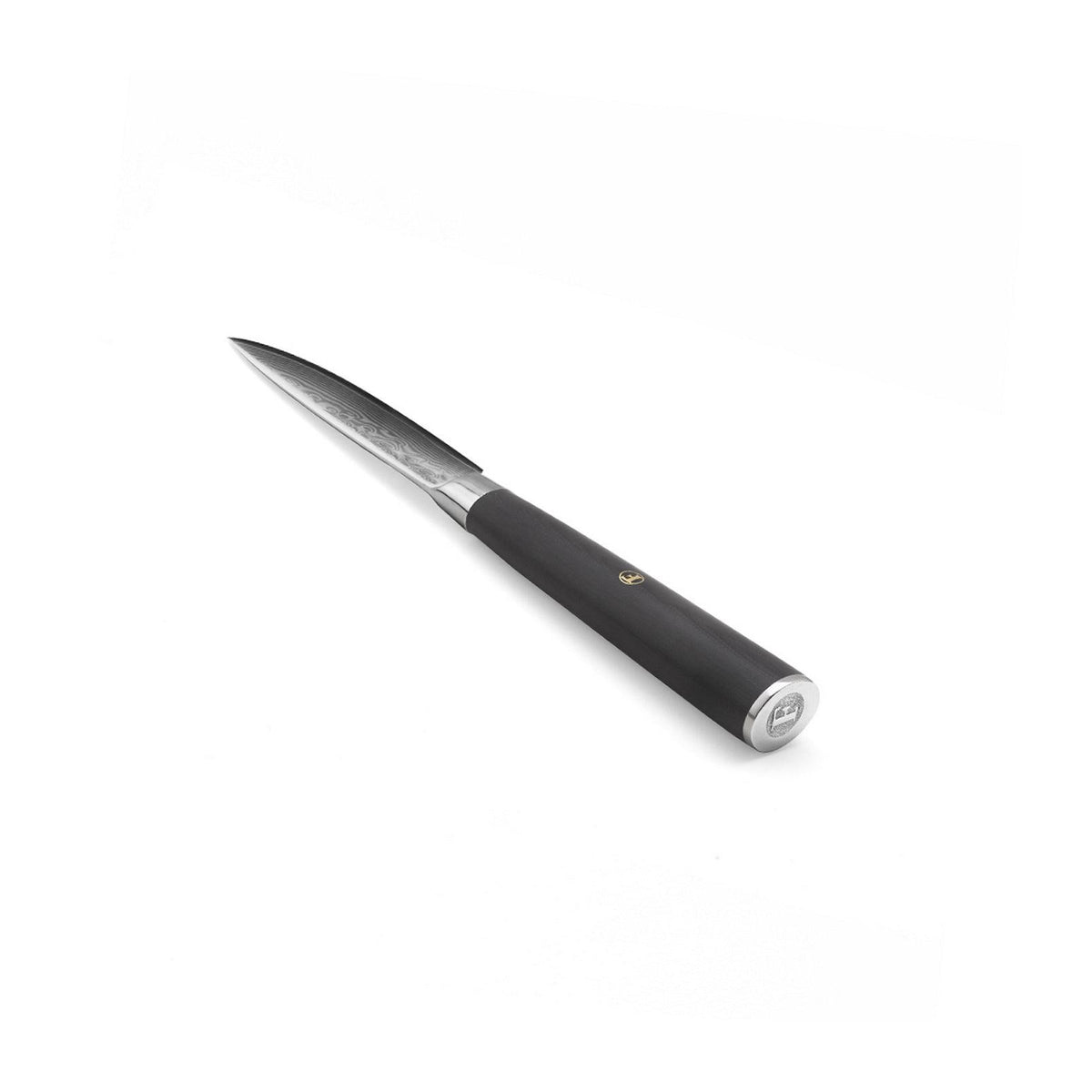Damasco - Fauchon - Cuchillo para verduras con funda protectora - 20,5 cm - Negro