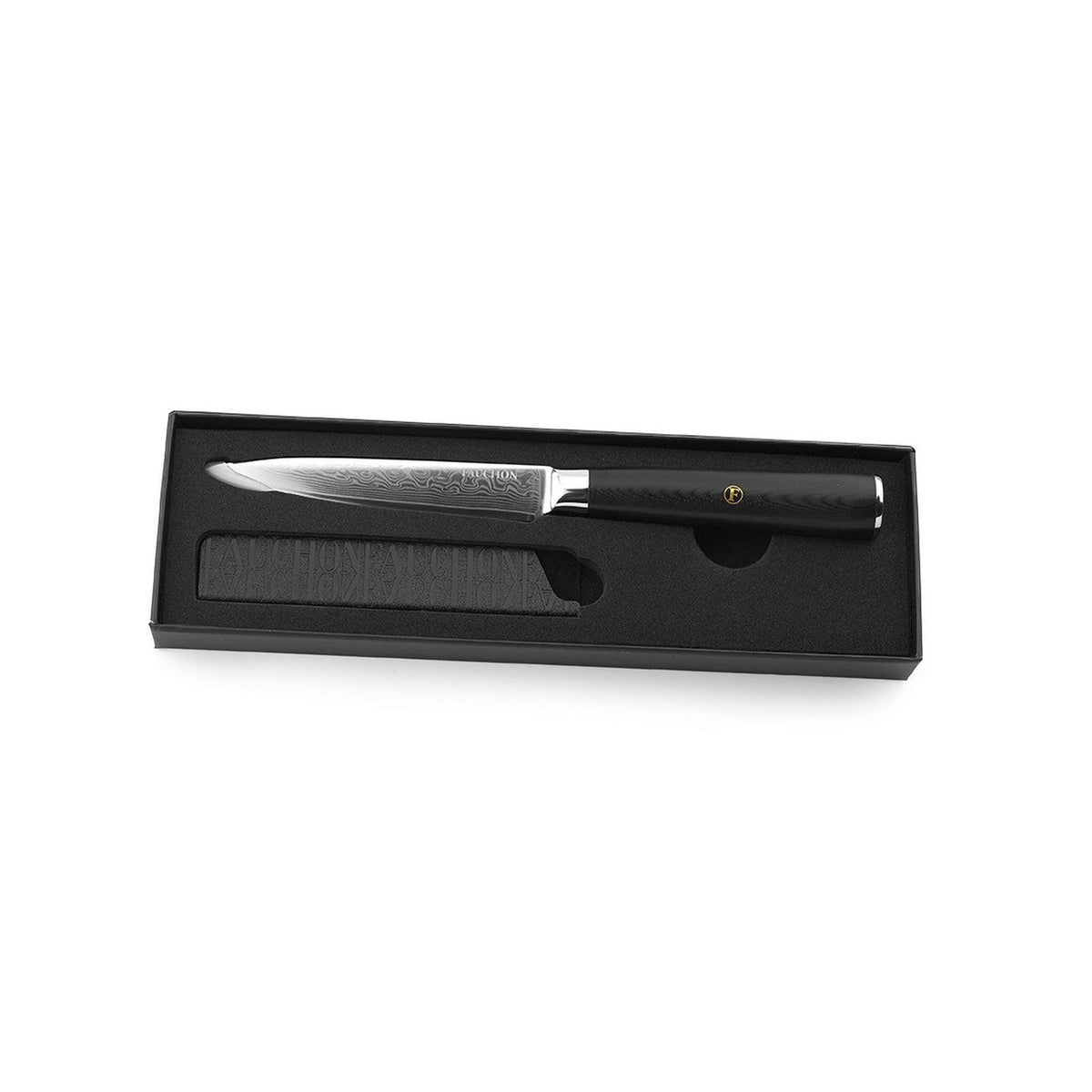 Damas - Fauchon - Couteau Utilitaire Avec Étui De Protection - 23Cm - Noir
