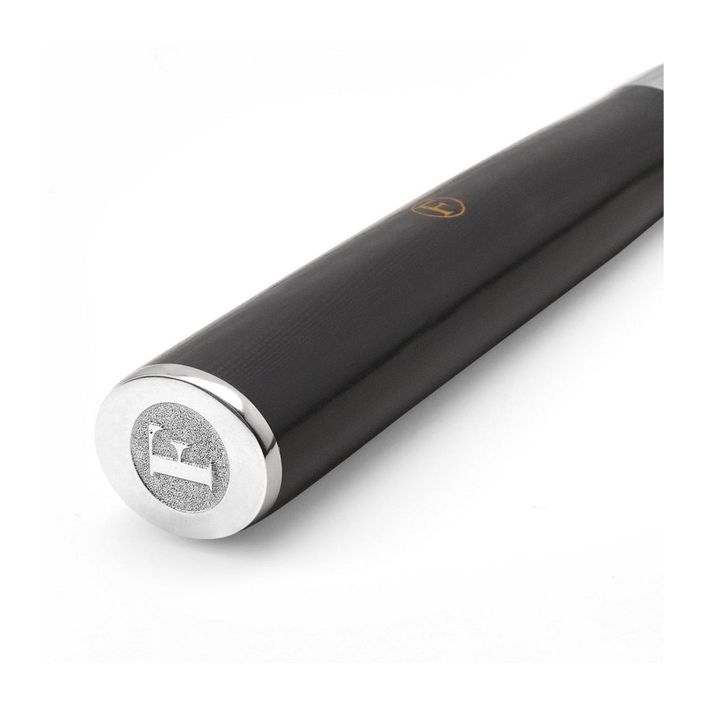 Damasco - Fauchon - Cuchillo para trinchar con funda protectora - 32,5 cm - Negro