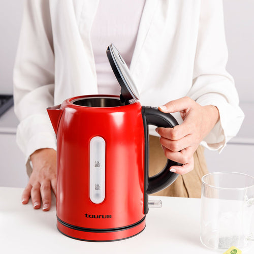 Vintage Red Kettle - Red