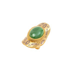 Anillo Ancho Ajustable Arizona Dream - Verde