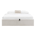 Zia - Cama con almacenaje - Tela jaspeada