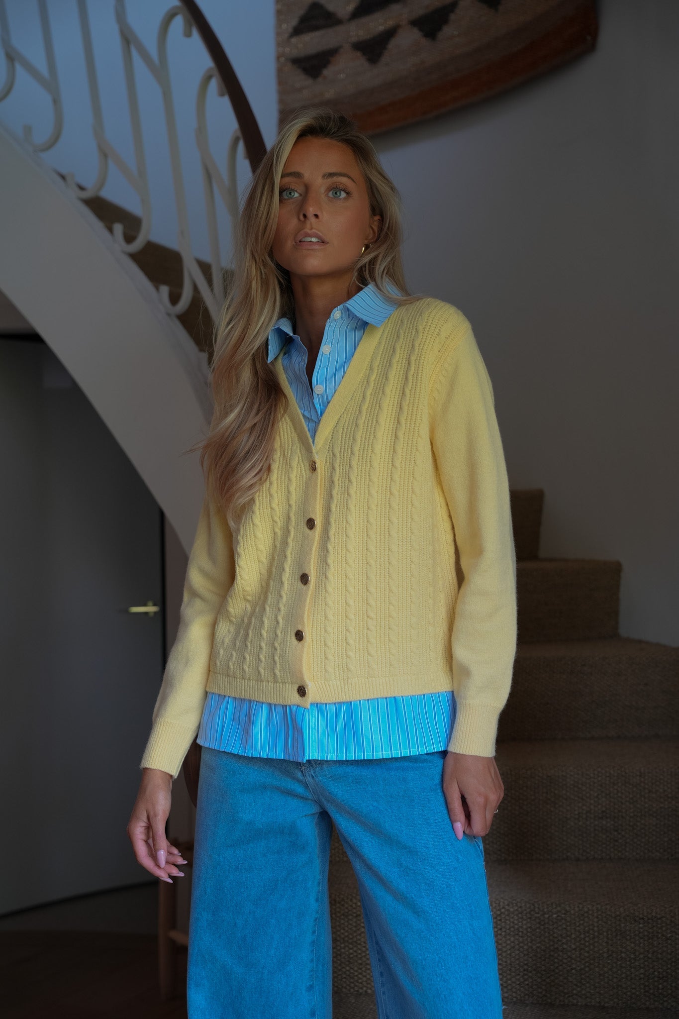 Gilet Chemise Djilsi - Jaune