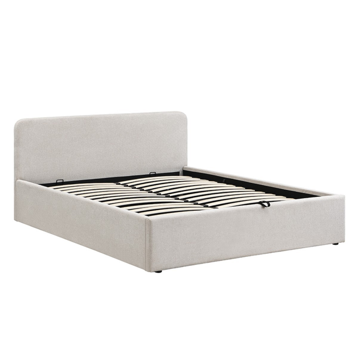 Lior - Cama contenedor - Tela - Beige