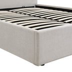 Lior - Cama contenedor - Tela - Beige
