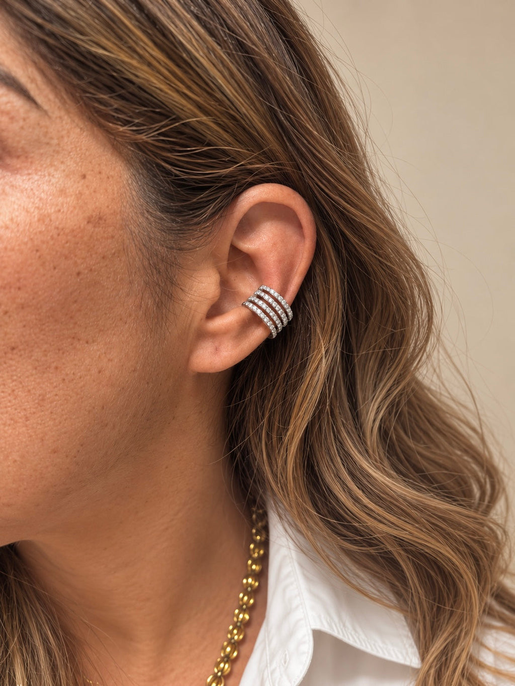 Earcuff Earcuff Lory - Monoboucle Vendue À L’Unité - Doré Ou Argent