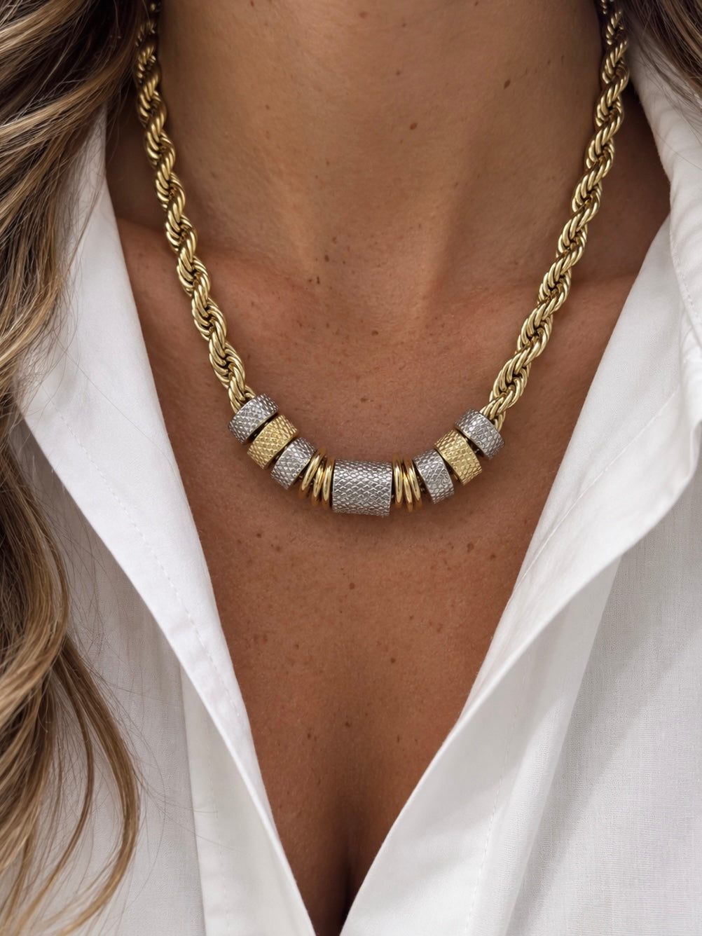 Collier Addison - Chaîne Dorée