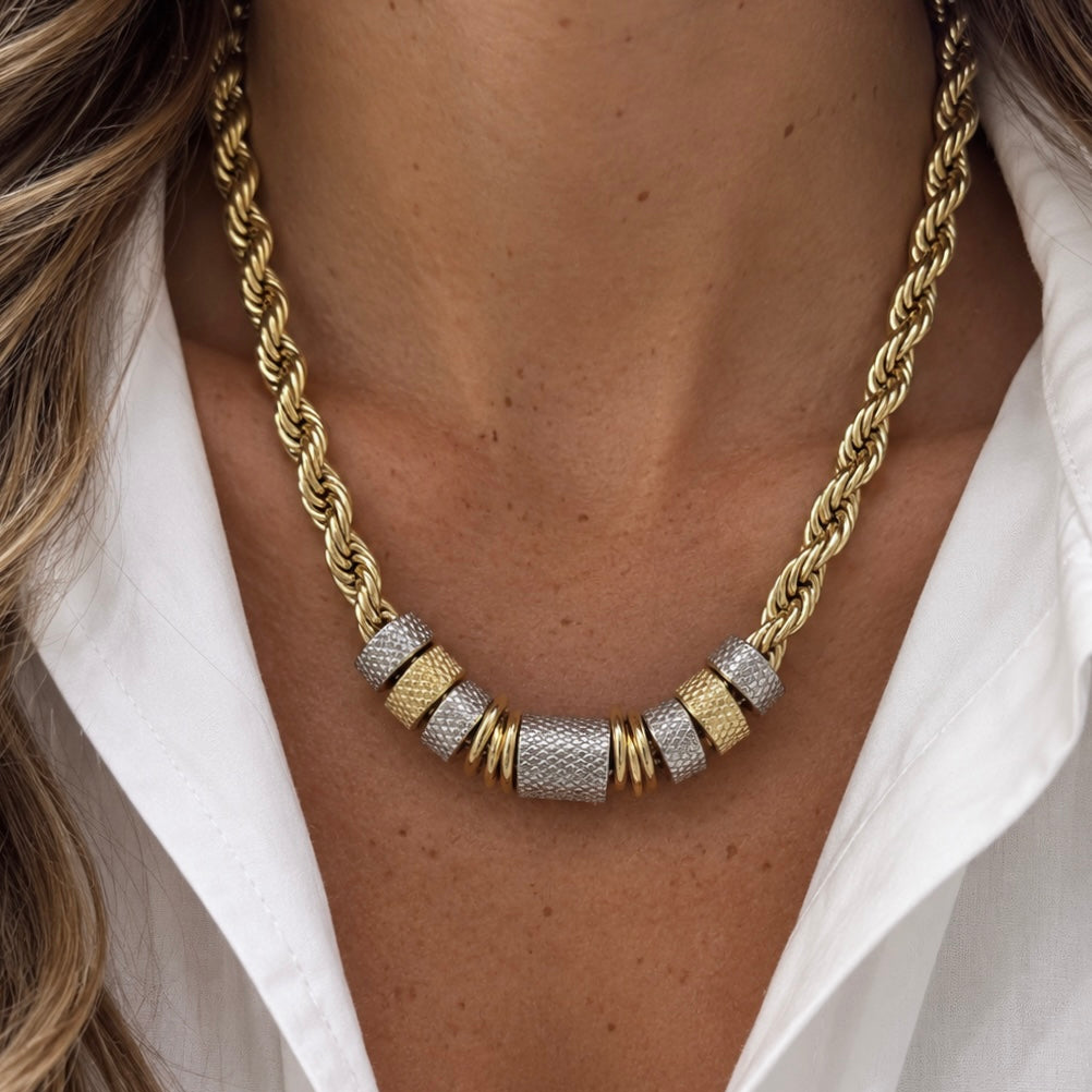 Collier Addison - Chaîne Dorée