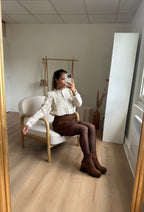 Aurore Camel Ankle Boots