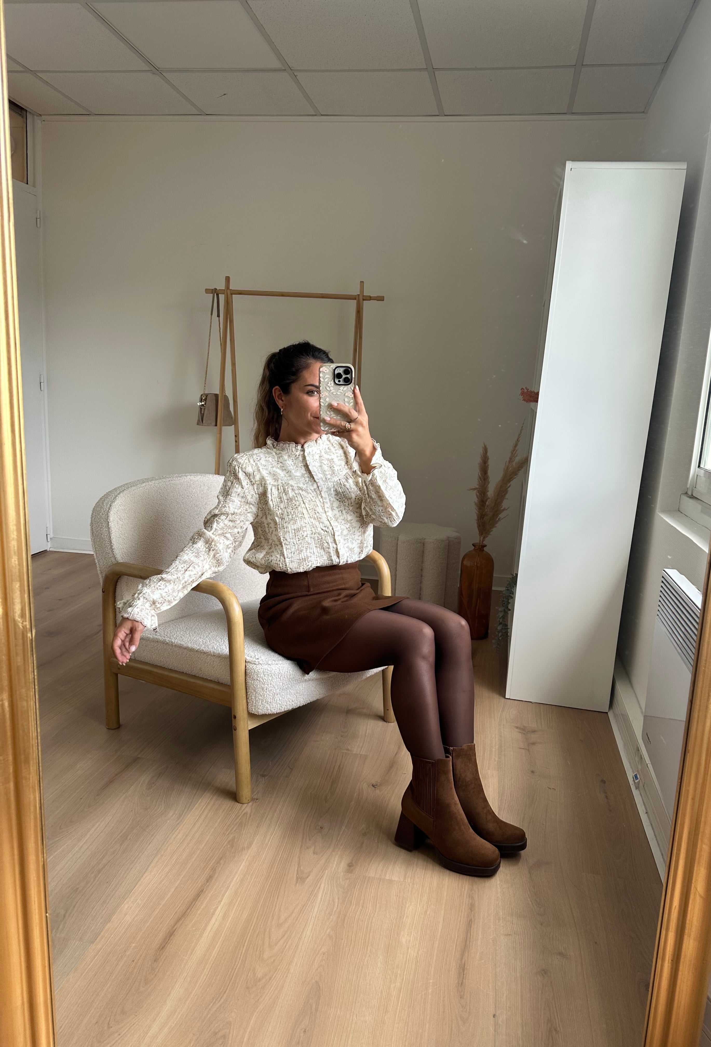 Aurore Camel Ankle Boots