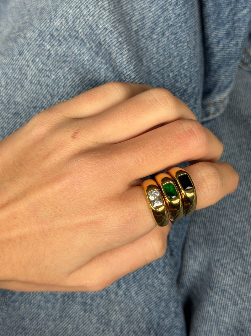Green Eclipse Ring