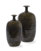 Glazed Shades - Vase - S - Grès - Vert Foncé