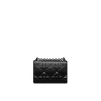Dior - Sac Bandoulière Caro Patent And Matte - Femme - Black