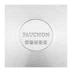 Fauchon - 3 Frying Pans 20/24/28 cm with Removable Handle 18/8 Stainless Steel Induction - Silver