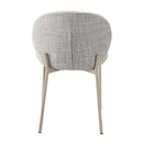 Lot De 2 Chaises En Tissu Beige Chiné - Ambre