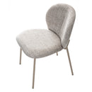 Lot De 2 Chaises En Tissu Beige Chiné - Ambre