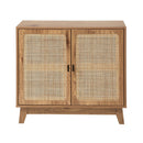 Buffet 2 Portes Avec Cannage En Rotin - Alia