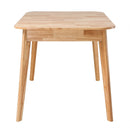 Table À Manger Extensible De 120 À En Bois Massif - Soline