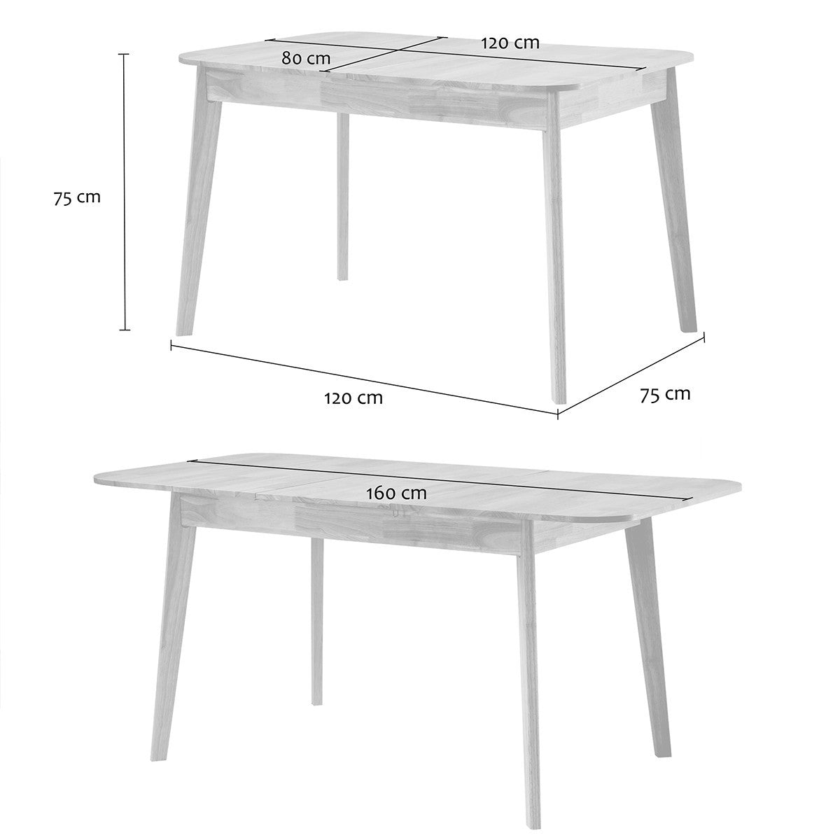 Soline - Dining Table - Solid Wood