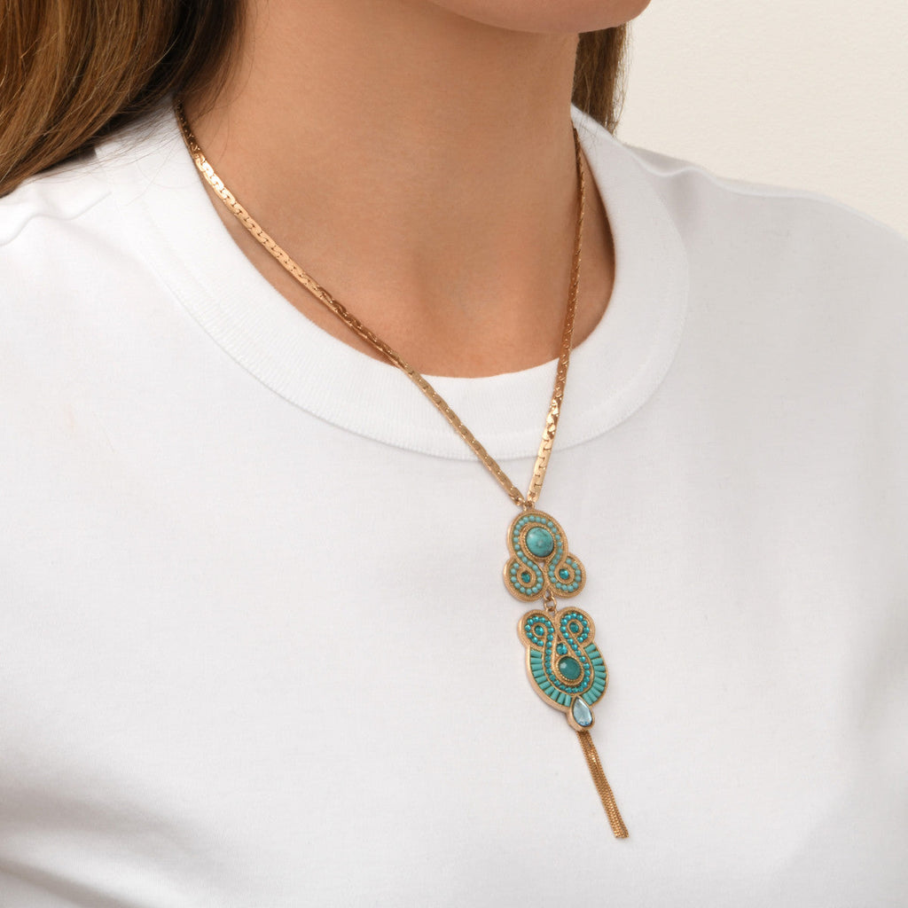 Collar Colgante Circus - Turquesa