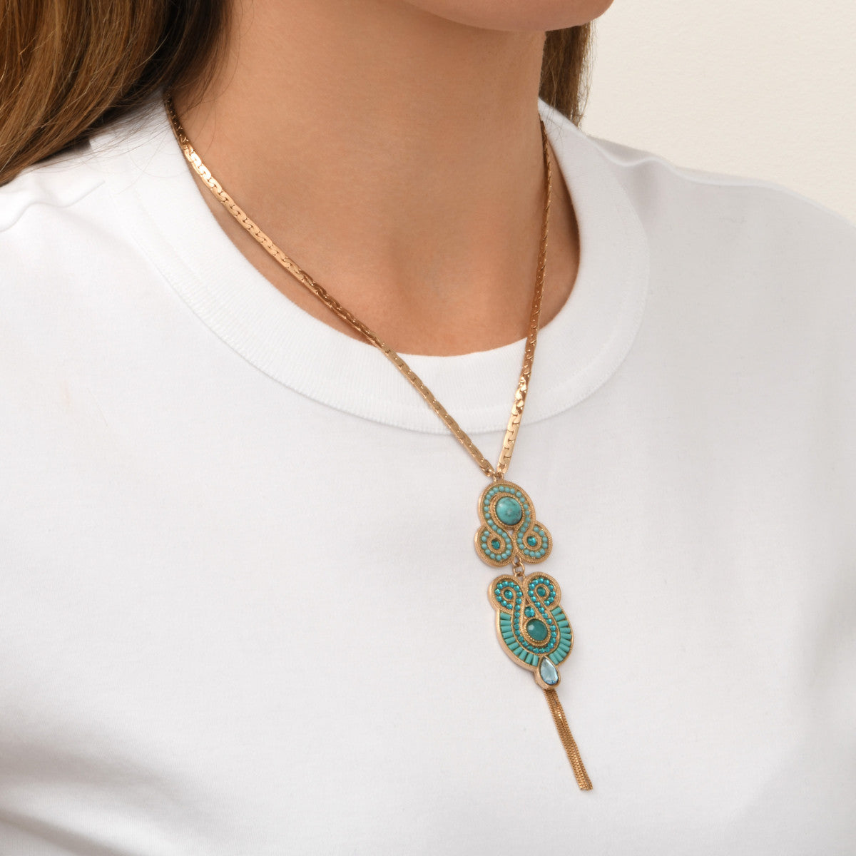 Collar Colgante Circus - Turquesa