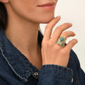 Anillo Ajustable Circus - Turquesa