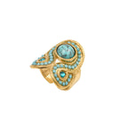 Anillo Ajustable Circus - Turquesa