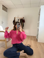 Bianca Candy Pink Wool Knit