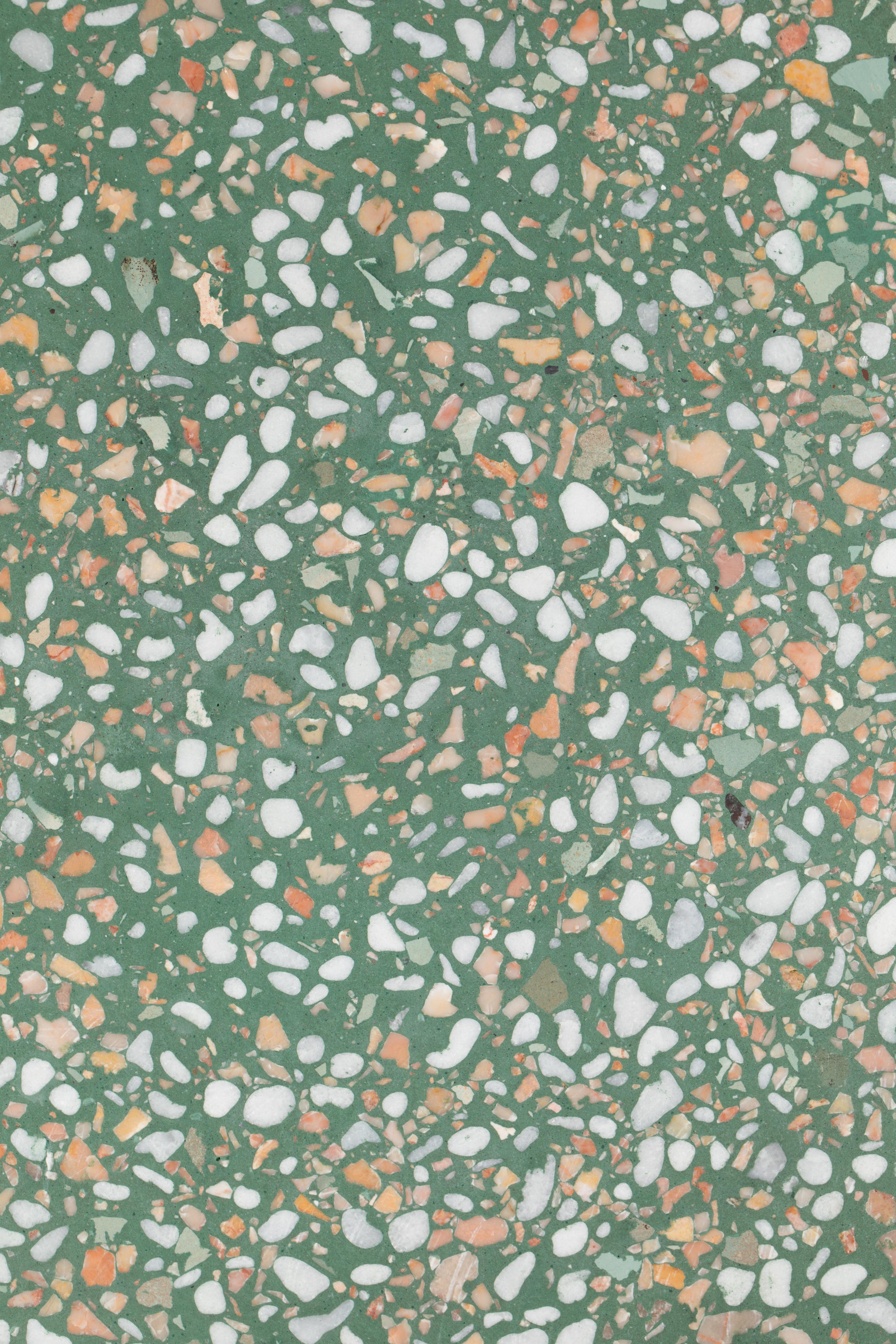 Victoria - Table D'Appoint - Terrazzo - Vert