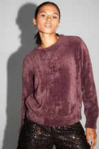 Le Sweatshirt Eddie Broderie Leo Black