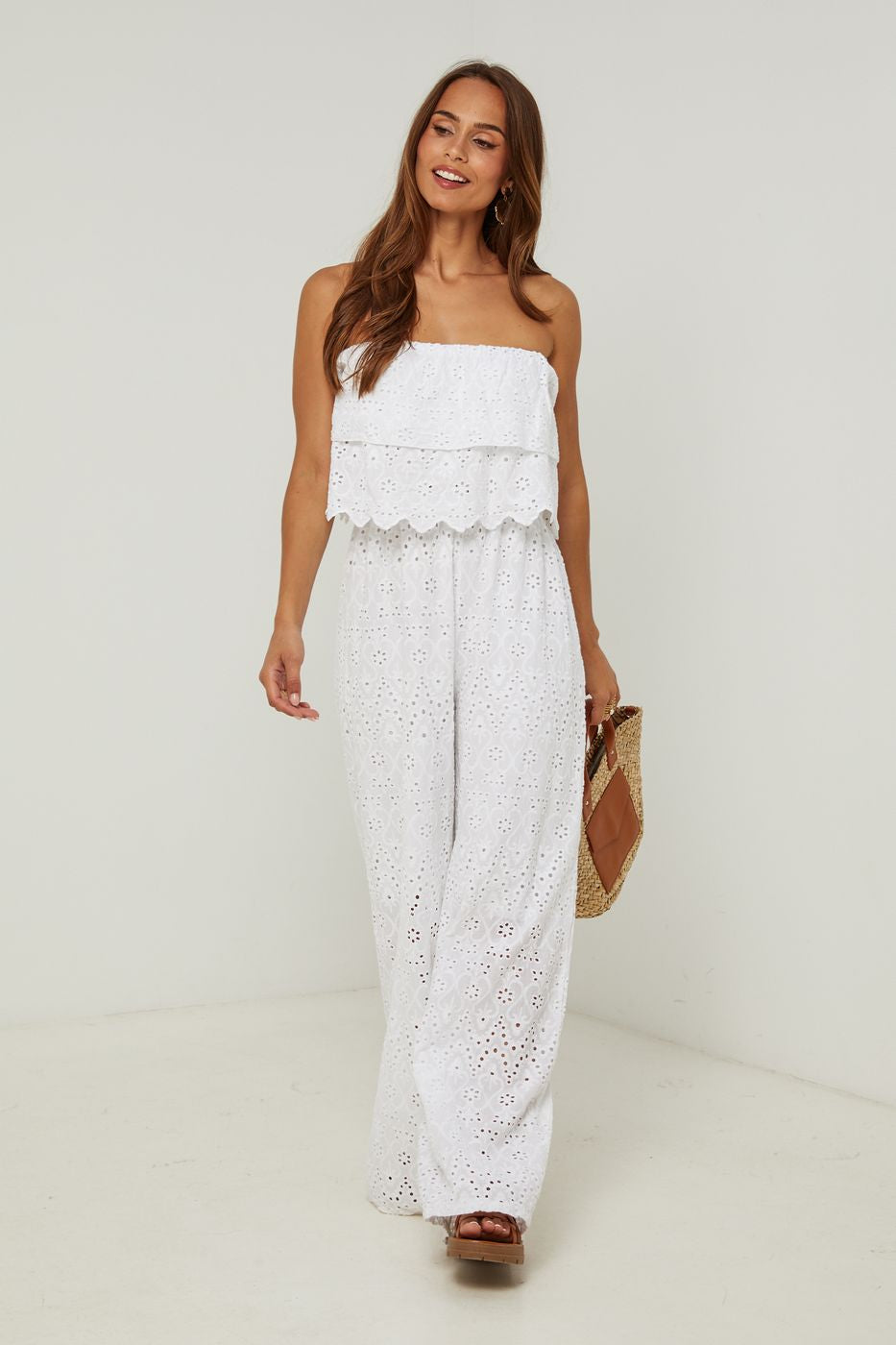 Conjunto de camisa y pantalones cortos - Blanco