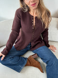 Jersey Albane Chocolate Fino Peplum
