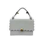 Sac À Main Fendi Kan I Medium Cuir - Gris